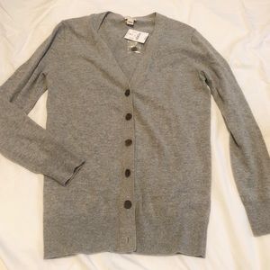JCrew Light Grey Cardigan - with tags